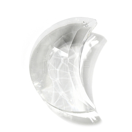 Transparent Glass Big Pendants GLAA-G103-04-1