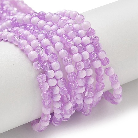 Crackle Glass Beads X1-GLAA-U001-4mm-04-1