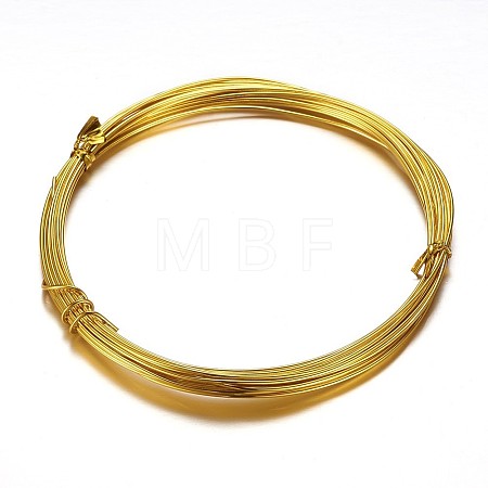 Round Aluminum Craft Wire AW-D009-0.8mm-10m-14-1