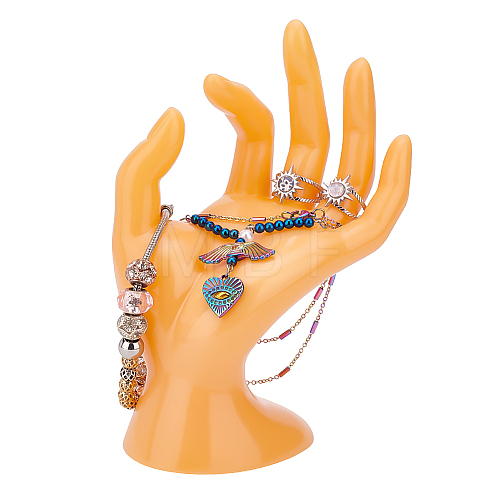 Plastic Mannequin Hand Jewelry Display Holder Stands RDIS-WH0009-013C-1