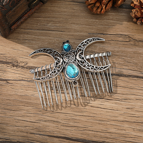 Alloy Hair Combs PW-WG6149E-01-1