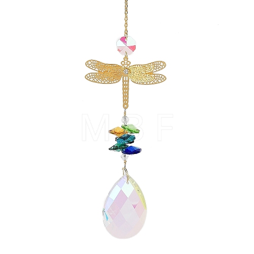 Hollow Alloy Hanging Ornaments HJEW-Q012-07B-1