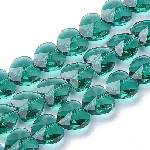 Transparent Glass Beads GLAA-Q066-14mm-A08-1