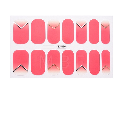 Full Wraps Nail Polish Stickers MRMJ-T078-ZJ190-1