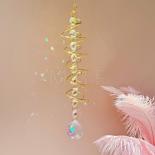 Teardrop Glass Suncatchers PW-WG78AA0-03-1