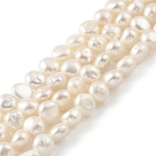 Natural Cultured Freshwater Pearl Beads Strands PEAR-A006-03D-1