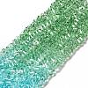 Transparent Glass Bead Strands GLAA-H023-02G-2