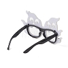 Halloween Plastic & Non-woven Fabric Glitter Glasses Frames AJEW-E053-01F-3