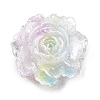 Two Tone Opaque Resin & Glitter Powder Cabochons RE-CBA7537-04A-1