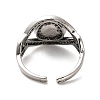 Alloy Open Cuff Rings RJEW-R140-02C-AS-3