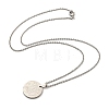 Non-Tarnish Constellation Pendant Necklaces NJEW-S422-04P-03-3