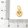 Brass Micro Pave Cubic Zirconia Pendants KK-H204-01G-02-3