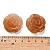 Natural Red Aventurine Carved Pendants G-Z088-01B-3