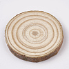 Undyed Unfinished Wooden Cabochons WOOD-T011-22-3
