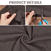 95% Cotton & 5% Elastic Fiber Ribbing Fabric for Cuffs FIND-WH0016-38C-5