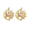 304 Stainless Steel Rhinestone Pendants STAS-Z166-24G-10-1