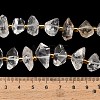 Natural Quartz Crystal Beads Strands G-F833-T02-02-5