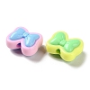 Two Tone Opaque Acrylic Beads SACR-I005-08E-2