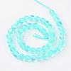 Synthetic Moonstone Beads Strands G-R375-8mm-A04-2