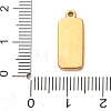 304 Stainless Steel Pendant Cabochon Settings STAS-Z204-04G-10-3
