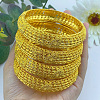 4Pcs Brass Alloy Bangles for Women WGEEFE8-01-2