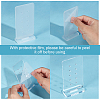   12 Sets 3 Colors 10-Hole Acrylic Vertical Earring Display Stands EDIS-PH0001-76-4