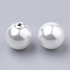 Eco-Friendly Plastic Imitation Pearl Beads X-MACR-T013-26-2
