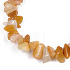 Unisex Chip Natural Topaz Jade Beaded Stretch Bracelets BJEW-S143-30-3