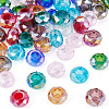 50Pcs 10 Colors Transparent Glass European Beads GPDL-TA0001-13-2