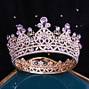 Alloy Rhinestone Crown Hair Bands PW-WG4416F-04-1