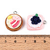 Opaque Resin Pendants RESI-N050-08P-3