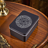 Knot & Star Printed Iron Tarot Card Collection Boxes AJEW-CN0007-91A-7