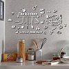 CREATCABIN 2Pcs Mirror Wall Stickers DIY-CN0002-01-6
