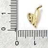 Brass Micro Pave Cubic Zirconia Pendants KK-B132-12G-H-3