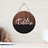Wooden Hanging Plate HJEW-WH0027-001-3