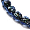 Handmade Dichroic Foil Glass Beads Strands DICH-U001-03I-3