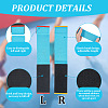 Polyester Gymnastics Ankle Straps AJEW-WH20006-462B-6