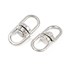 Alloy Double Eye Swivel Clasps FIND-C091-01P-2