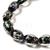 Handmade Dichroic Foil Glass Beads Strands DICH-U001-12D-3