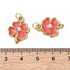 304 Stainless Steel Enamel Pendants STAS-K330-06G-3
