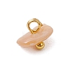 Natural Sea Shell Chip Charms PALLOY-JF03438-01-4