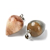 Natural Picasso Jasper Pendants GG-K002-13H-2