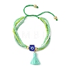 Tassel Charm Bracelet BJEW-JB09603-2