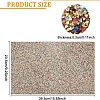 Glitter Resin Hotfix Rhinestone(Adhesive On The Back) DIY-WH0166-23E-2