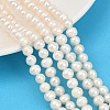 Natural Cultured Freshwater Pearl Beads Strands PEAR-I007-07Y-02A-1