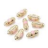 Real 18K Gold Plated Brass Tube Beads KK-A155-20G-2