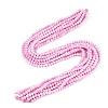 Anti-Tarnish Electroplate Glass Beads Strands EGLA-ZX010-4mm-02-3