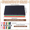40Pcs Square Felt Fabric DIY-CY0003-37-2