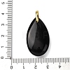 Natural Obsidian Pendants G-B188-01G-08-3