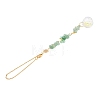3Pcs Round Glass & Natural Amethyst & Rose Quartz & Green Aventurine Chips Hanging Suncatchers HJEW-JM04209-6